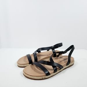 Lucky Brand Black Strappy Sandals